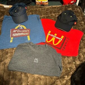 McDonald’s crew member T shirts 3 all adult medium